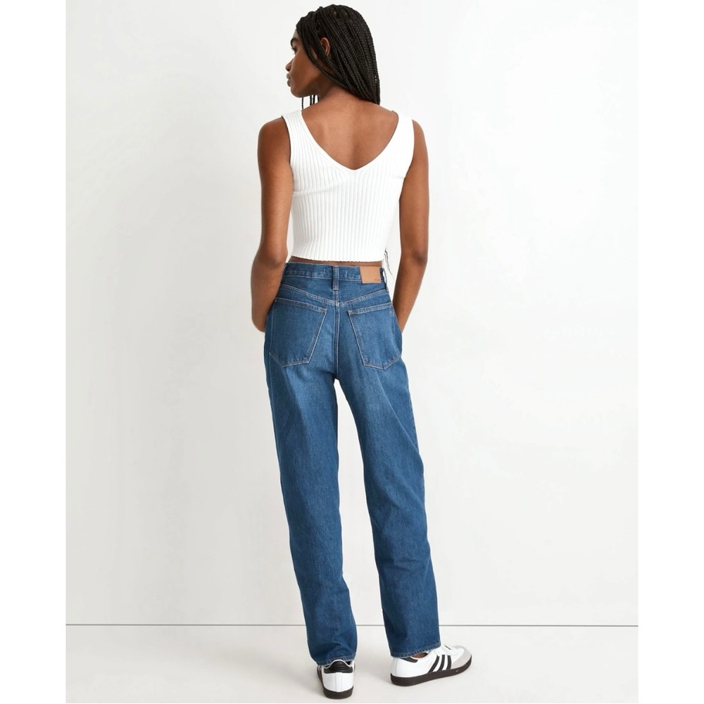 Madewell Baggy Straight Jeans in Dark Worn Indigo Wash sz 29 - Picture 12 of 13